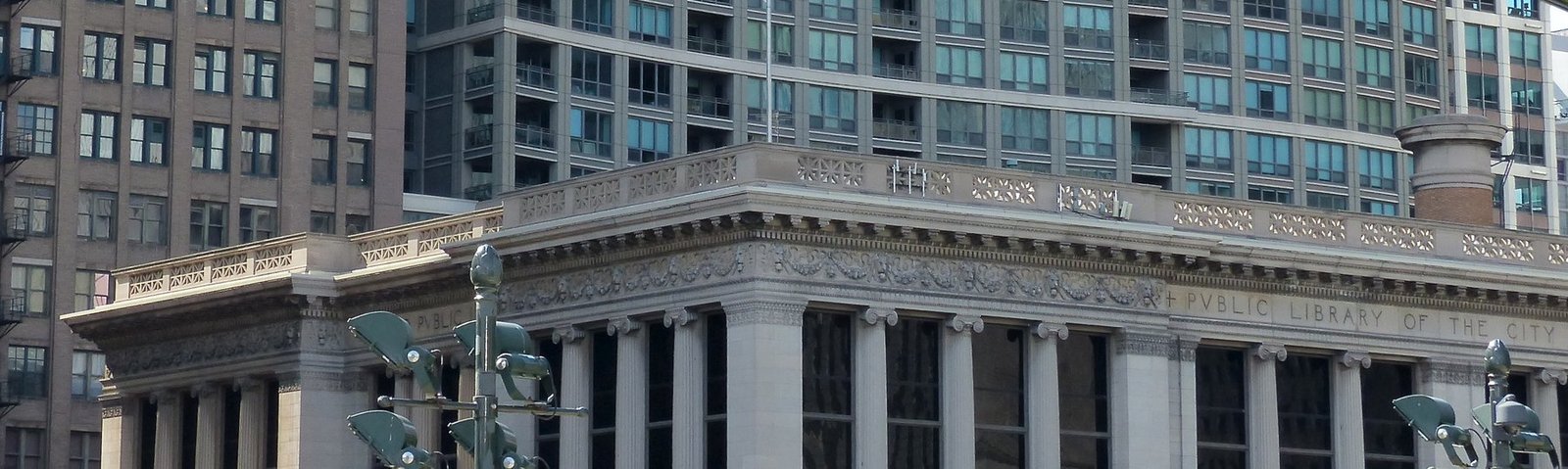 Cảnh kiến trúc Chicago và công viên